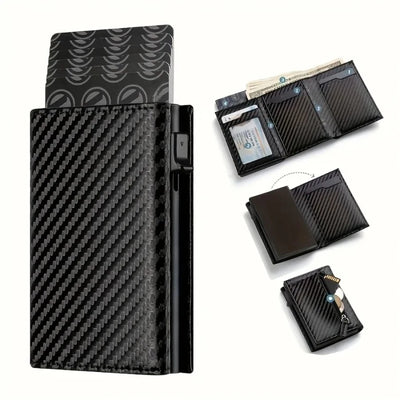 YENGO Card Wallet - RFID Blocking Minimalist Wallet with Coin Purse